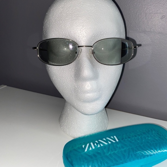 Women's ZENNI Gray Tint Silver Wire Frame -4.25 -4.75 Prescription Adult - Picture 1 of 14
